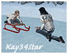 Sled Ride w Kiss