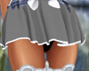 Gray Skirt + Stockings