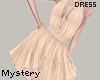 Mystery! V Dress Beige