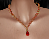 Ruby & Gold Necklace