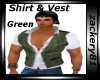 Shirt & Vest Green