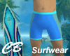 CB Baby Blue Surf Shorts