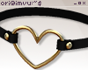 ◬ Heart Choker -gold