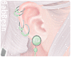 B| Ouija Earrings - Lime