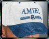 AMIRI White/Jeans  Cap