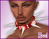 [EM] Red Spiked Collar