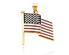 Gold USA Patriot Flag