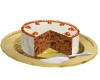 Carrot Cake on a Plate