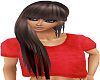 emily's hair long brown