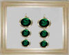 CRF* Emerald Earrings