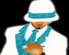  Teal/Wht Trilby