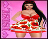 Dress Floral Red XXL
