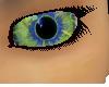 Green&blue Female Eyes