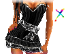 ! Girly frill mini Black