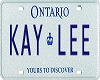 Kay Lee Licence sticker