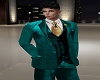 Mens Green Formal Suit