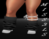 White boots-black socks