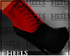 !H! Suede Shoes Red