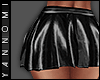 [ plastic skirt ] black