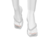 Saks White Sandal