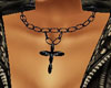 [J] Gothic onyx cross