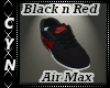 Black n Red Air Max