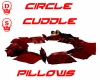 Circle cuddle pillows