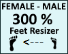Feet Scaler 300%
