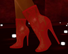 Valentine Lace Boot Red