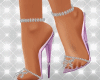 Sparkly Lavender Heels