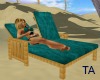 Beach Teal Chaise