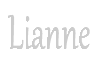 Lianne name sticker