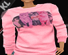 [KL] Pink Kitty Sweater