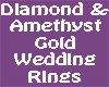 Diamond Amethyst Wedding