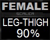 90% LEG-THIGH FEMALE