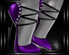 b purple elegance heels