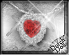DD Ruby heart Necklace