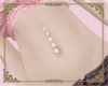 A: Pearl belly piercings