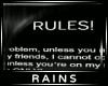 [Rains] Room Rules