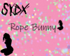 Rope Bunny Head Sign