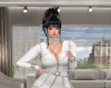 elegant white coat Top