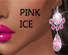 C]Pink Ice Earrings