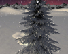 E* Snowy Tree w/lights