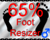 *M* Foot Resizer 65%
