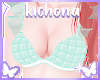 ʚɞ Bra Plaid Mint