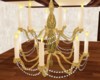 `A` Gold Chandelier