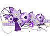 Purple Flowers & Buttons