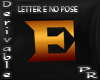Letter E No pose