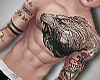 星 Tattoo Leafs Lion