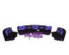 Purple Wolf/ Rose Couch